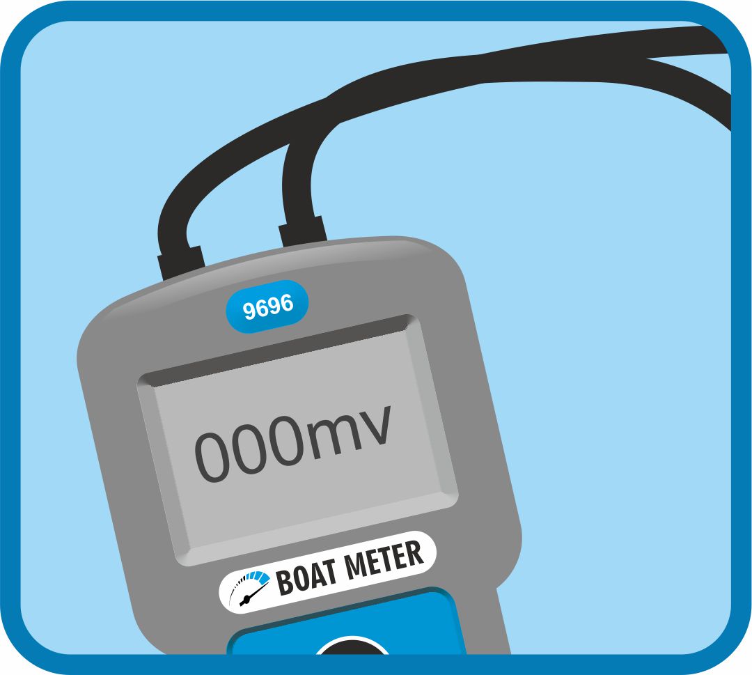 connect electrodes to meter